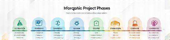 Infographic of five project phases from discovery to deployment
